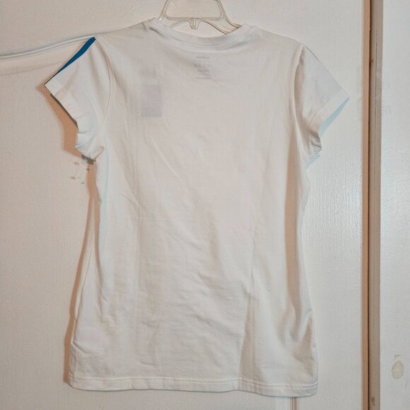 NWT adidas Active Short Sleeve V Neck Womens Training Regular Fit Top Large - Picture 3 of 5